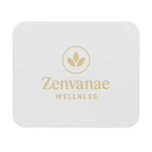 Zenvanae Wellness Mouse Pad | Eco-Friendly Desk Mat, Minimalist Office Decor, Gift for Organizers, Computer Accessories, Office Supplies